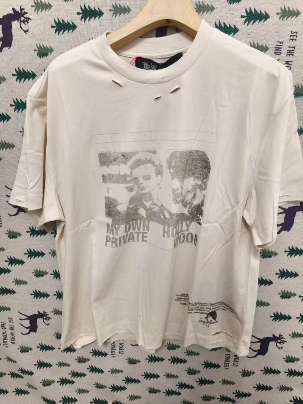 Paly Hollywood My Own Private Hollywood T-Shirt, Off-White